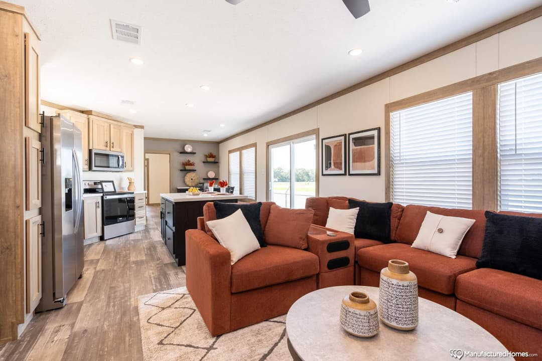 The caney creek interior home features