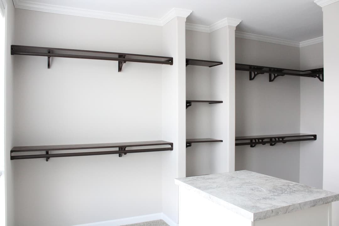 The woodside interior home features