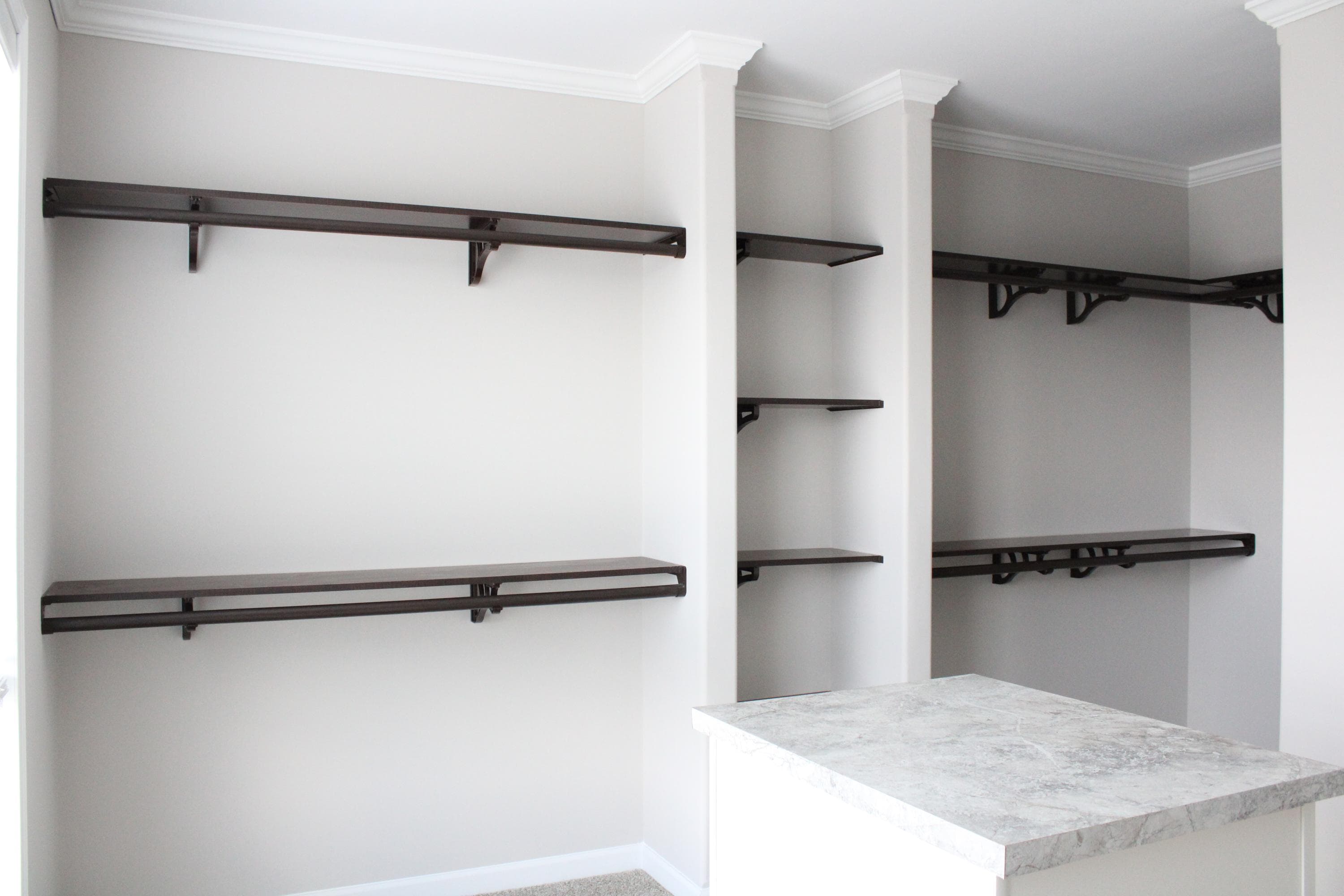 The woodside interior home features