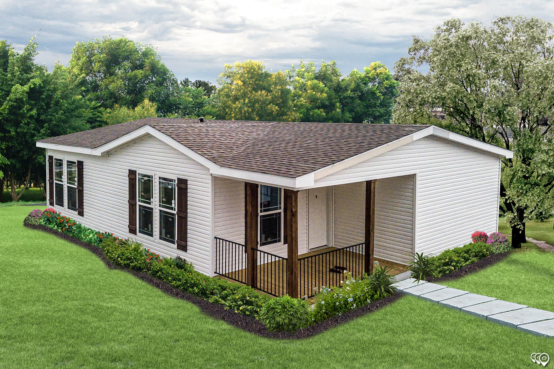 The haven elevation and exterior home features