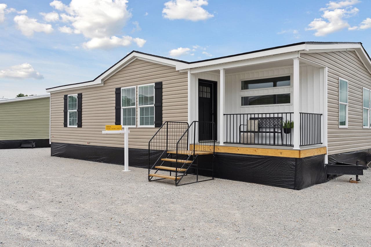 Driftwood cottage hero, elevation, and exterior home features