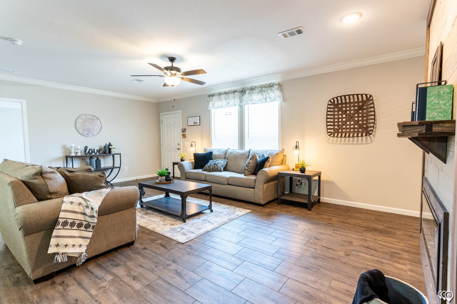 The oasis interior home features