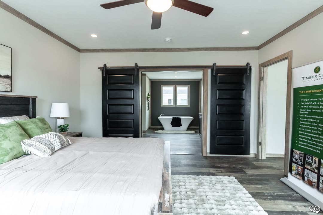 The shoal creek bedroom home features