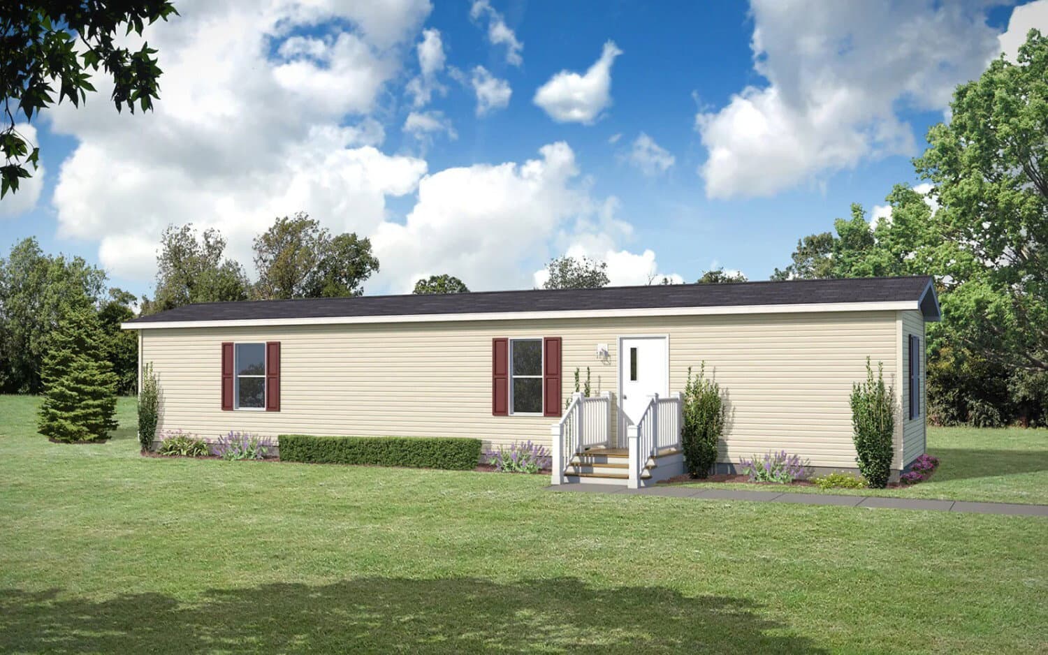 Peak hero, elevation, and exterior home features