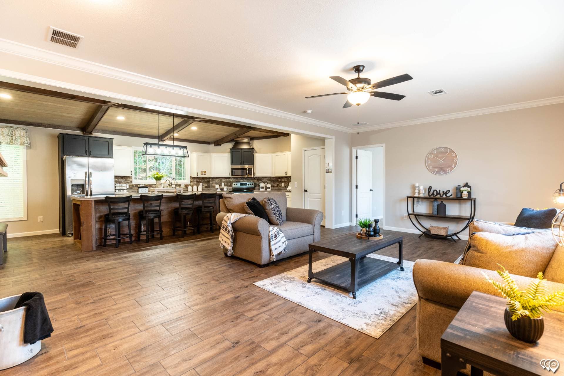 The oasis interior home features