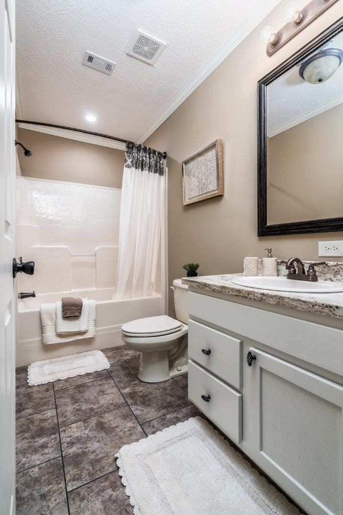 The avonlea bathroom home features