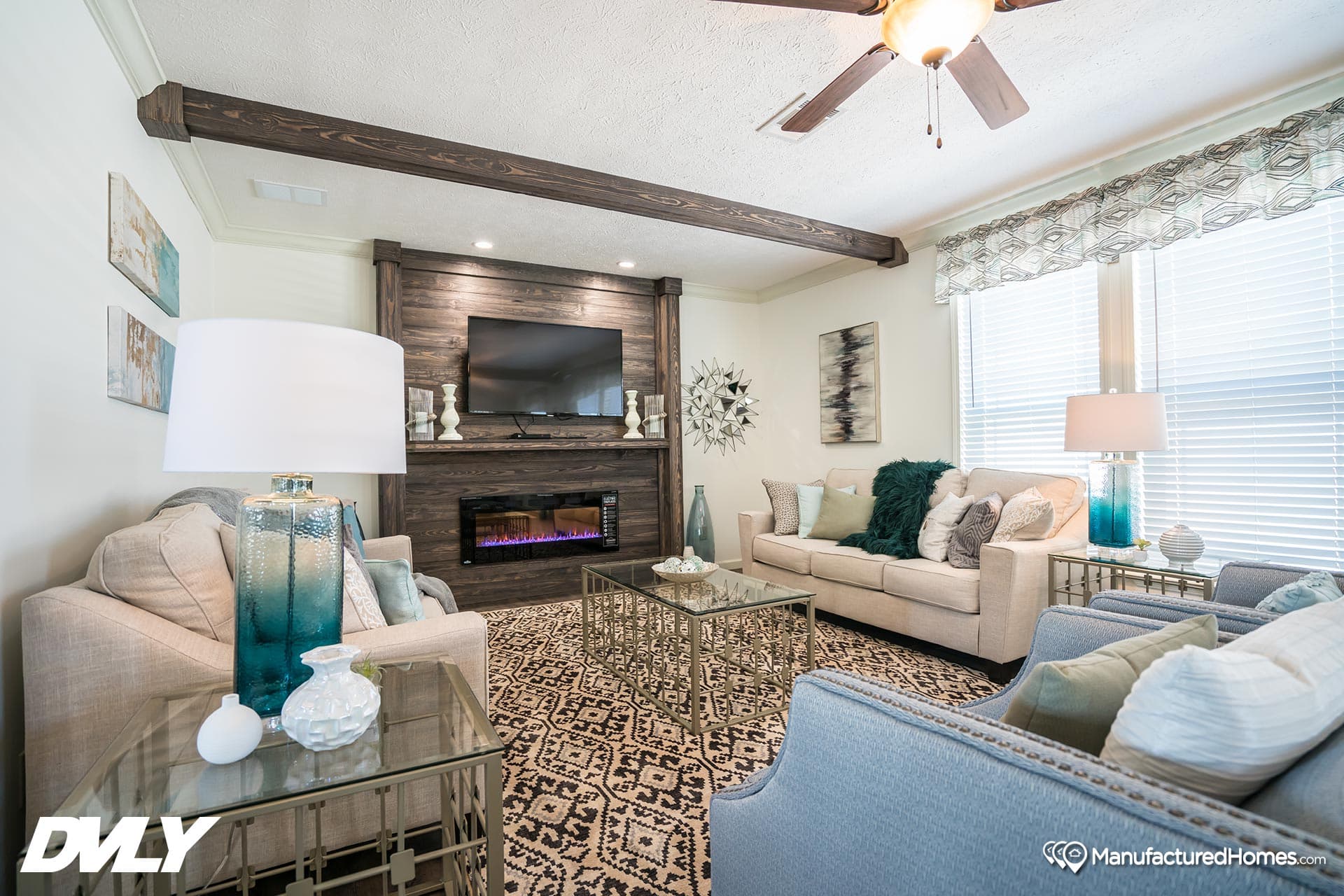 The millwood interior home features