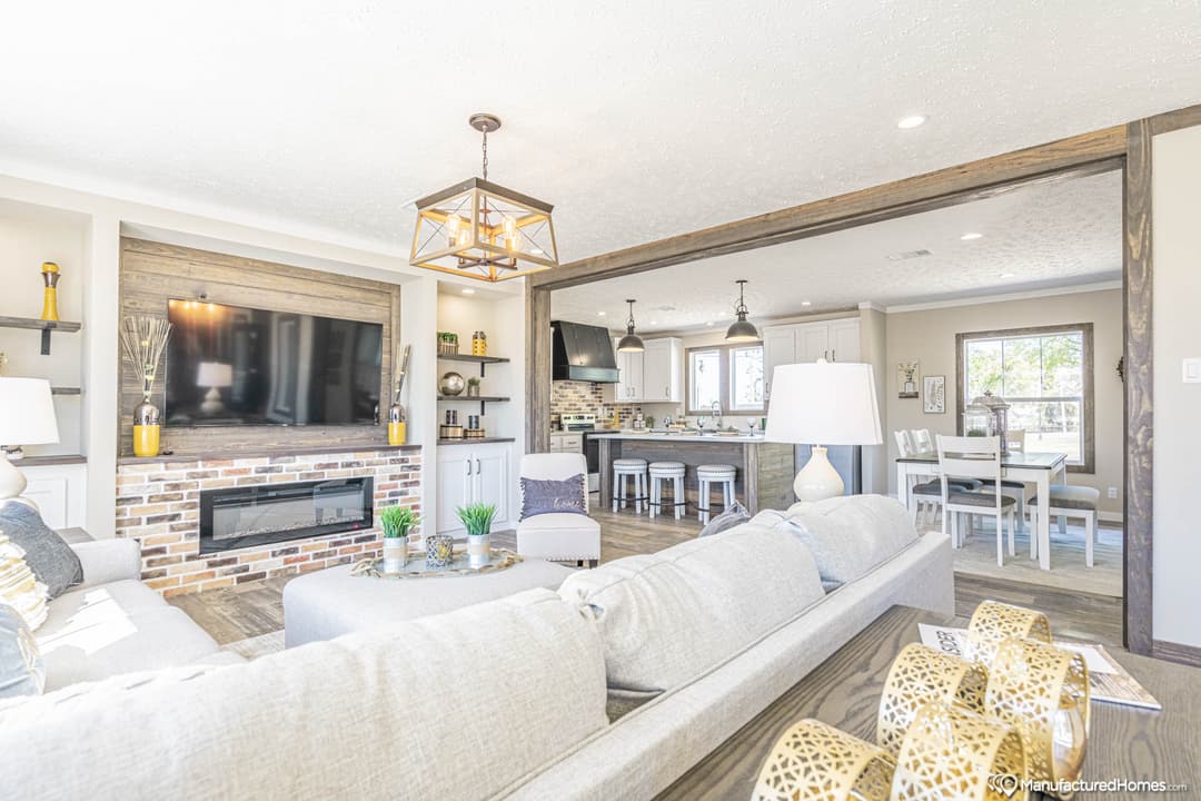 The white oak  interior home features