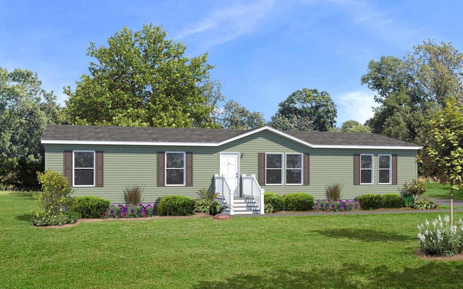 Calloway hero, elevation, and exterior home features