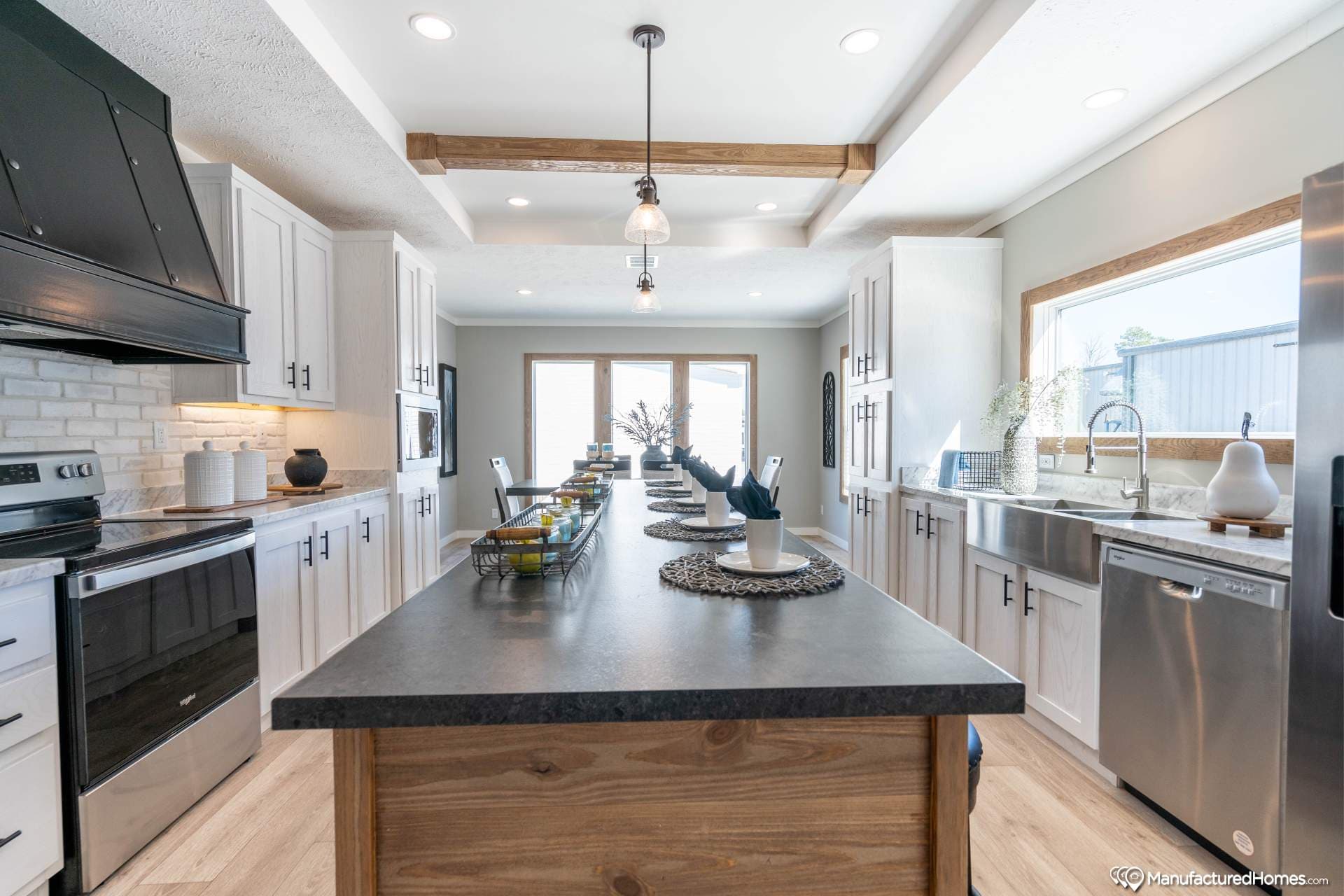 The shades creek kitchen home features
