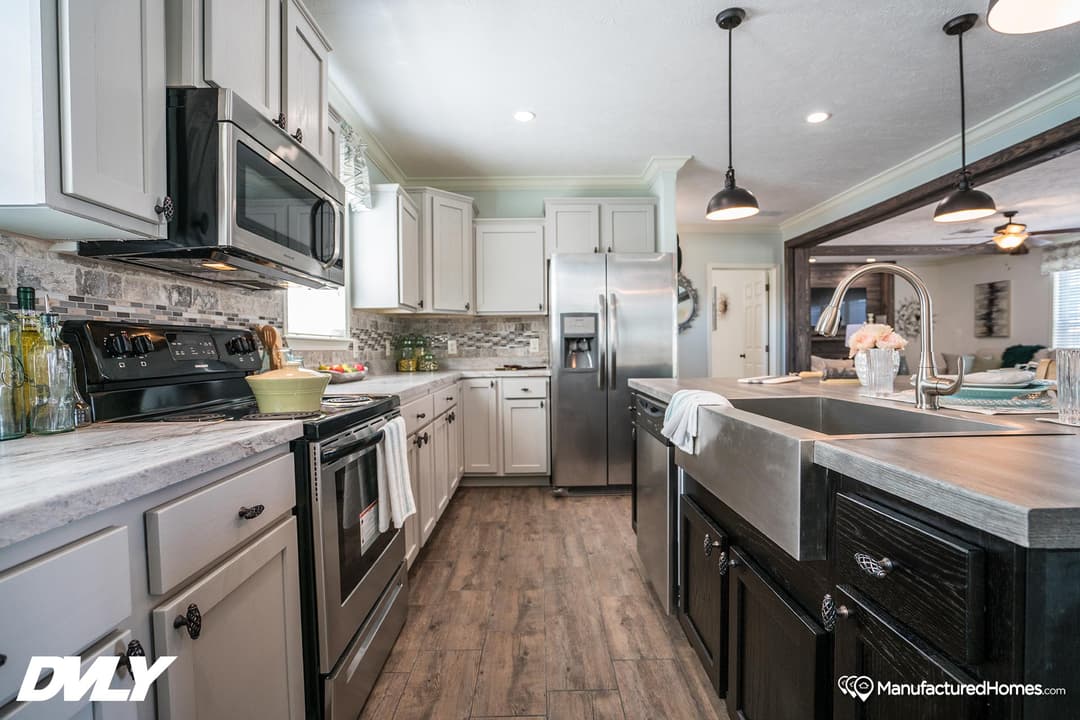 The millwood kitchen home features