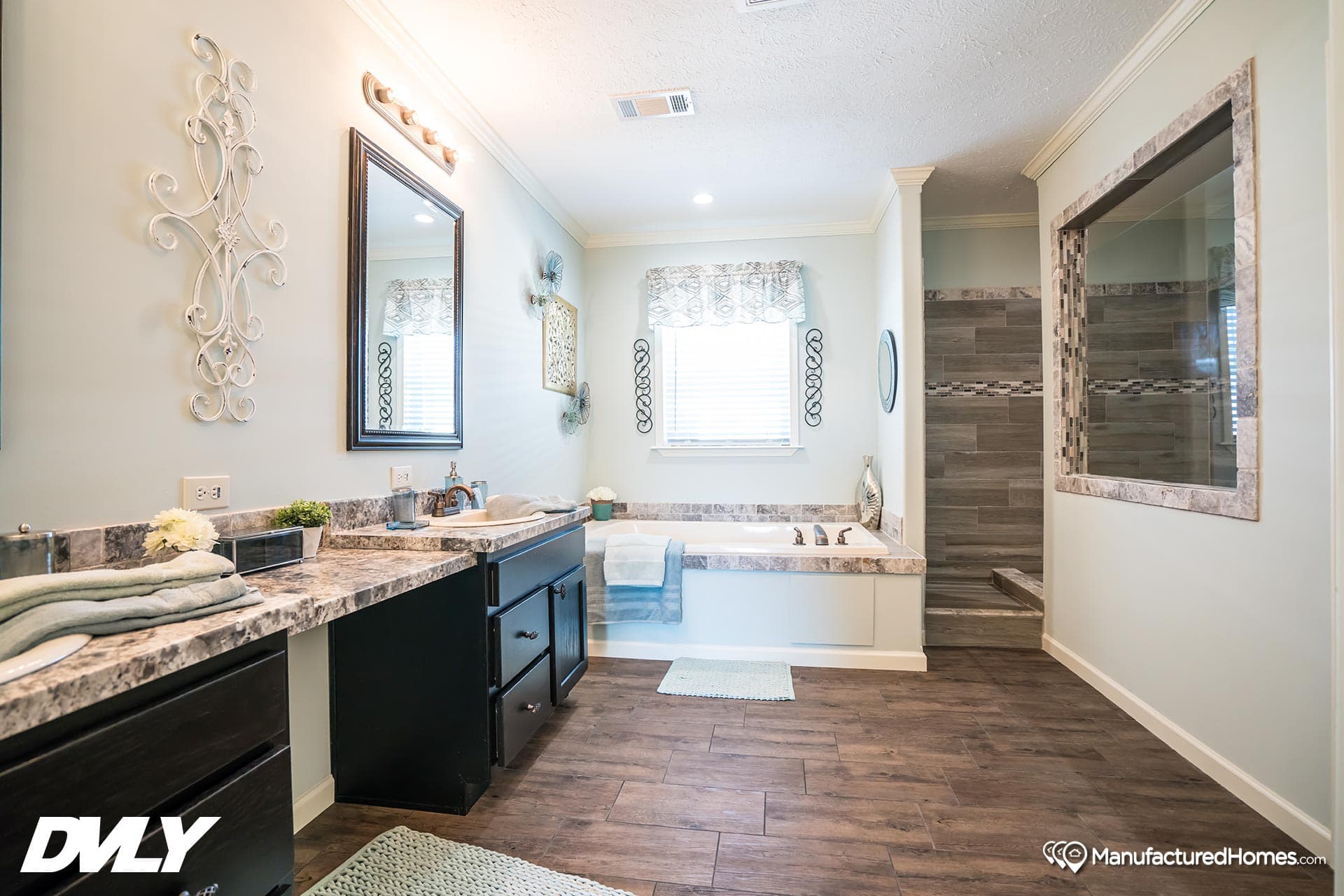 The millwood bathroom home features