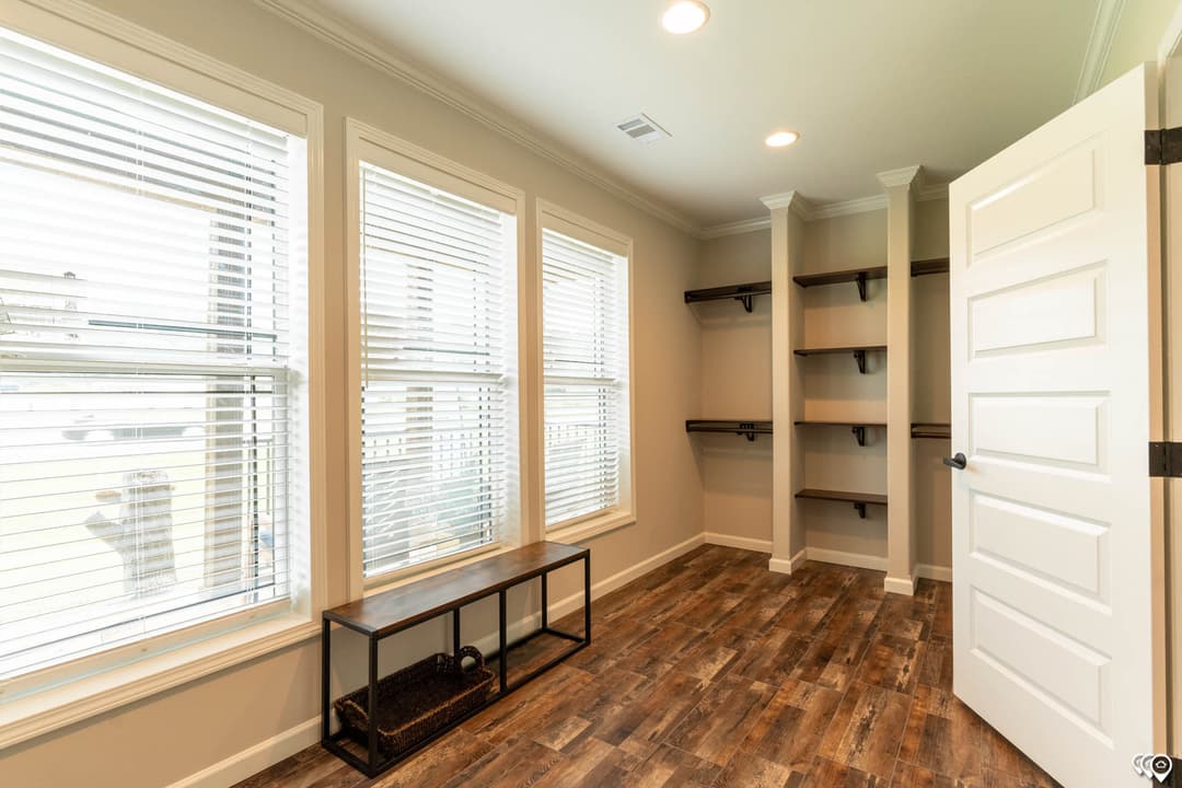 The woodside interior home features