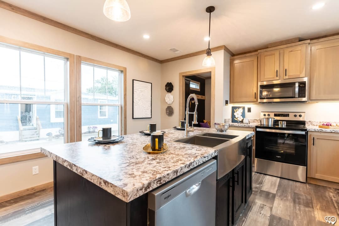 The canyon creek kitchen home features