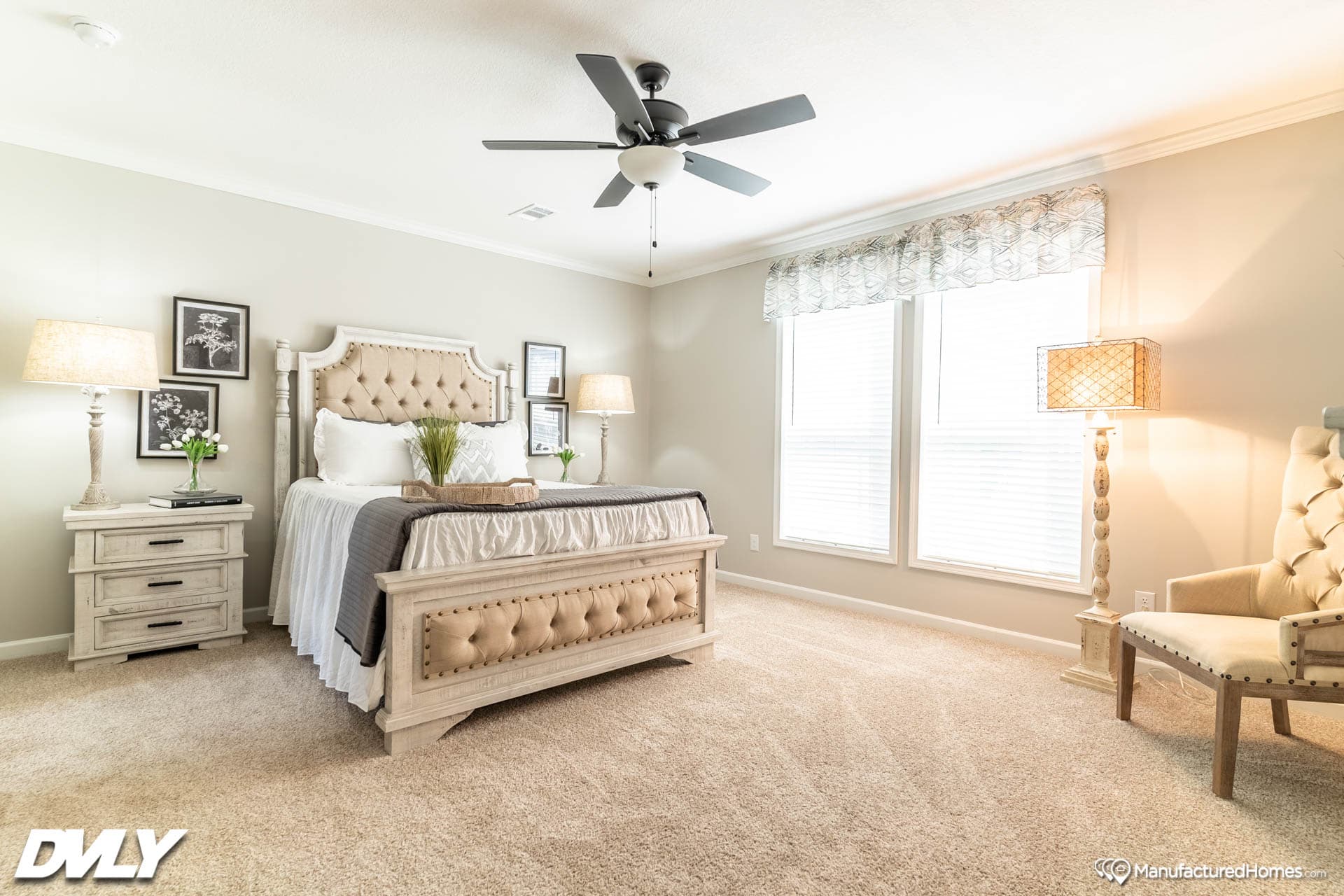 The oasis bedroom home features