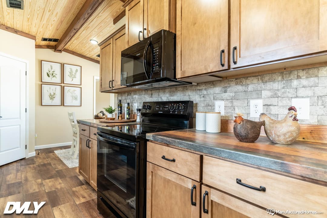 The lodge 2 kitchen home features