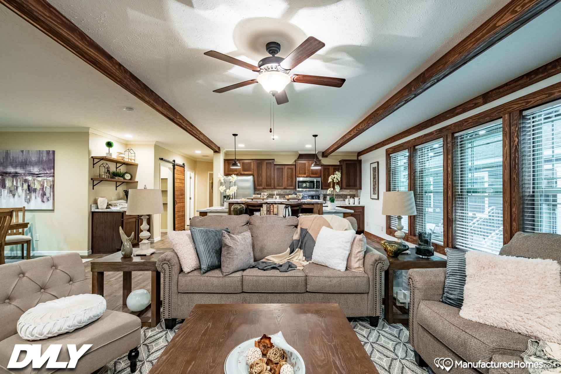 The yule interior home features