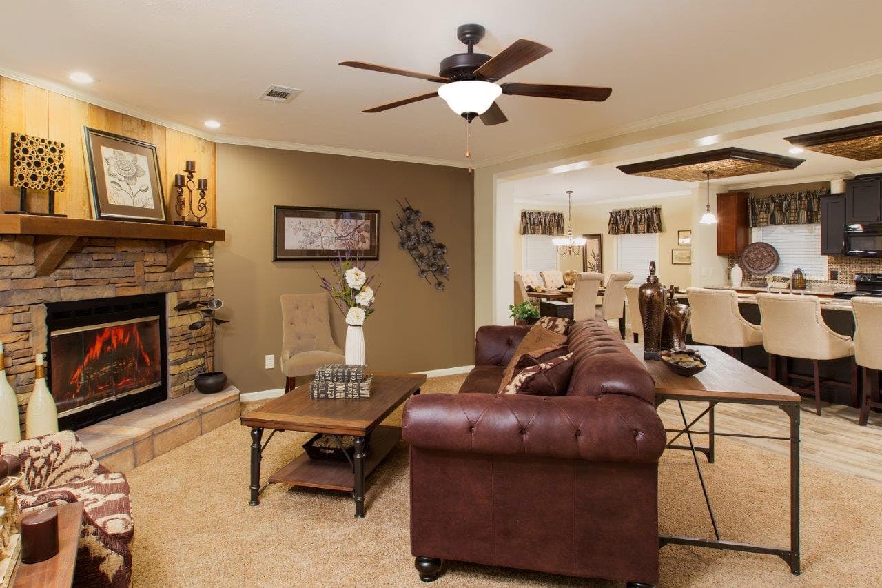 Greenfield interior and hero home features