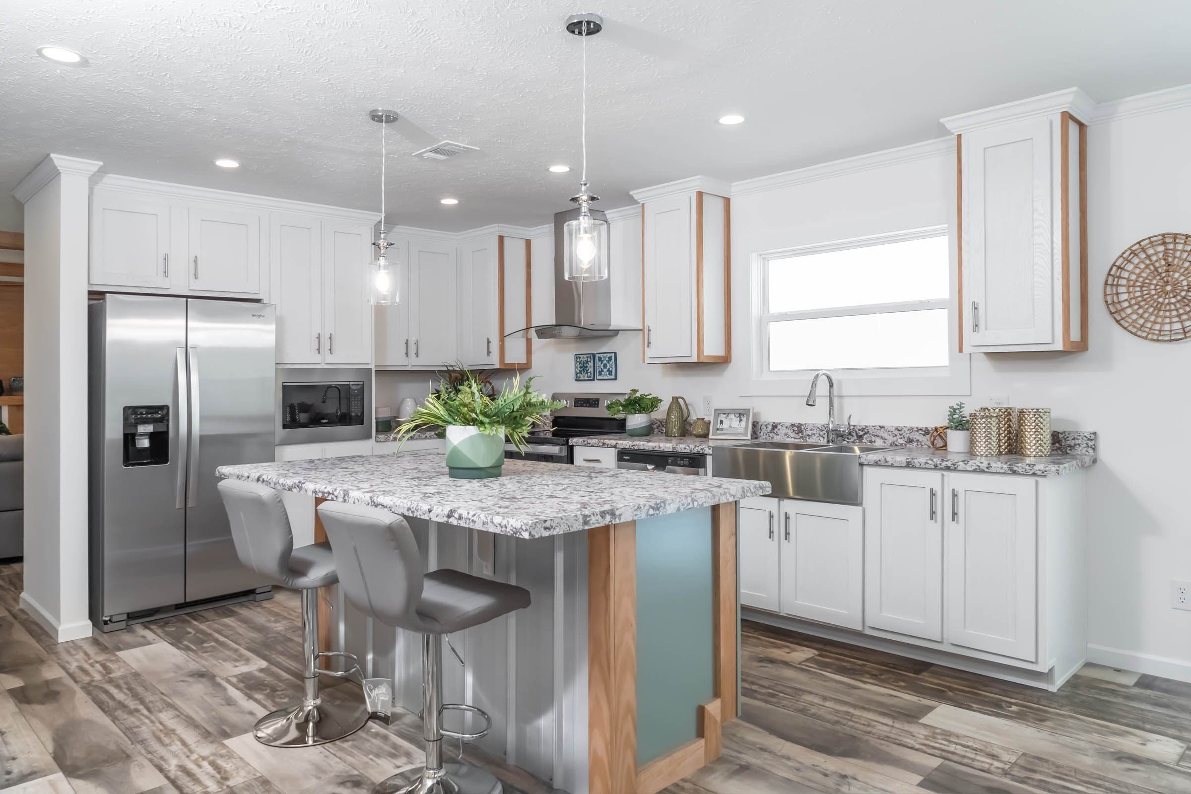 Milo kitchen and hero home features