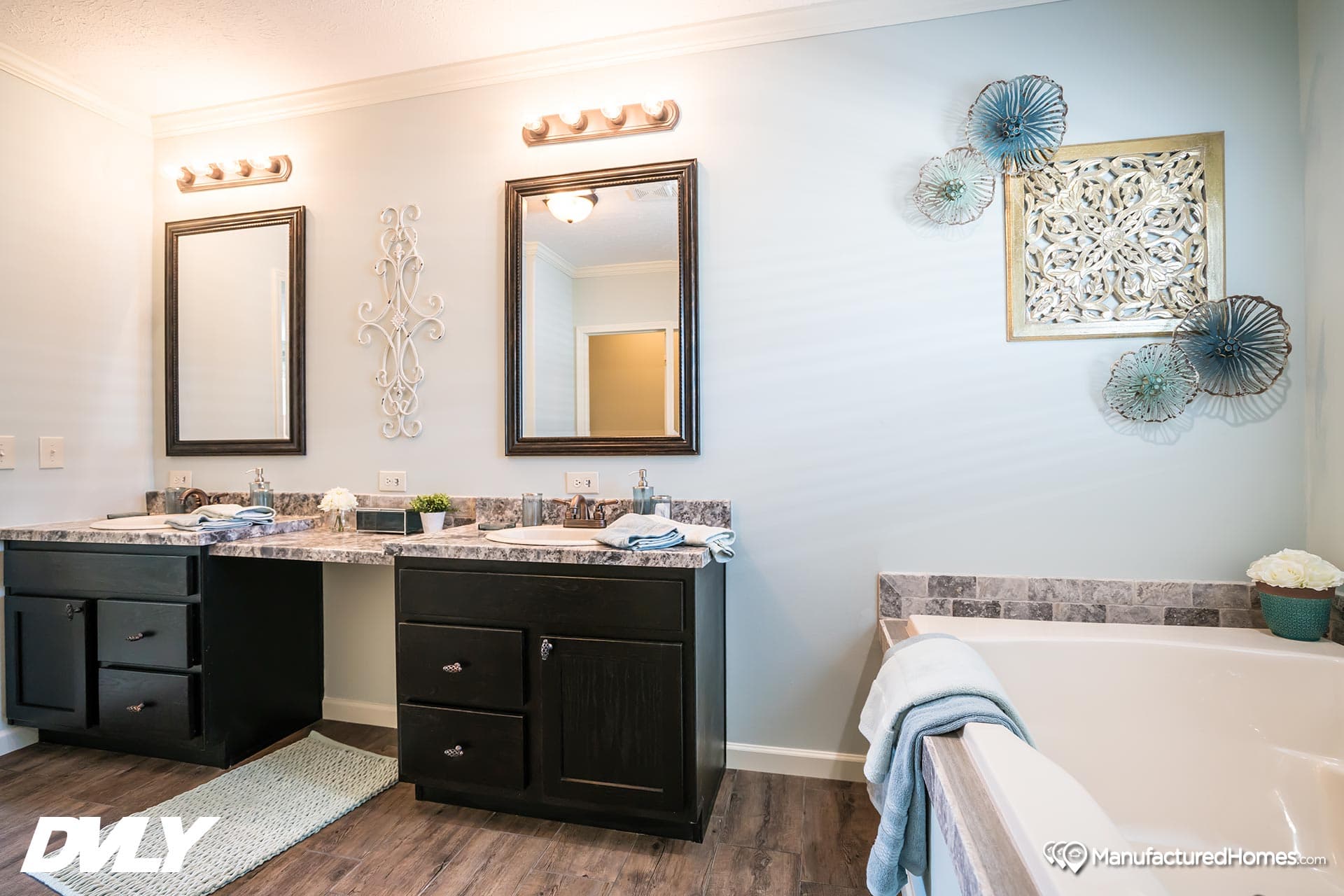 The millwood bathroom home features