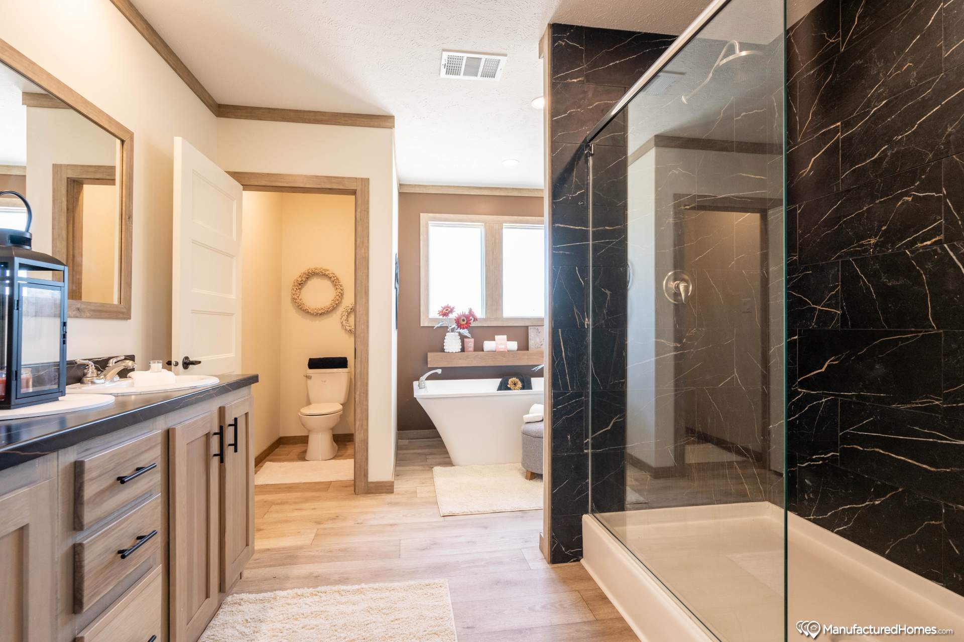 The patton creek bathroom home features
