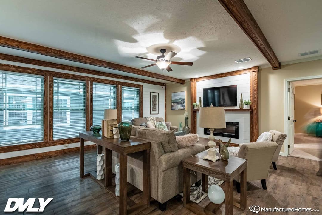 The yule interior home features