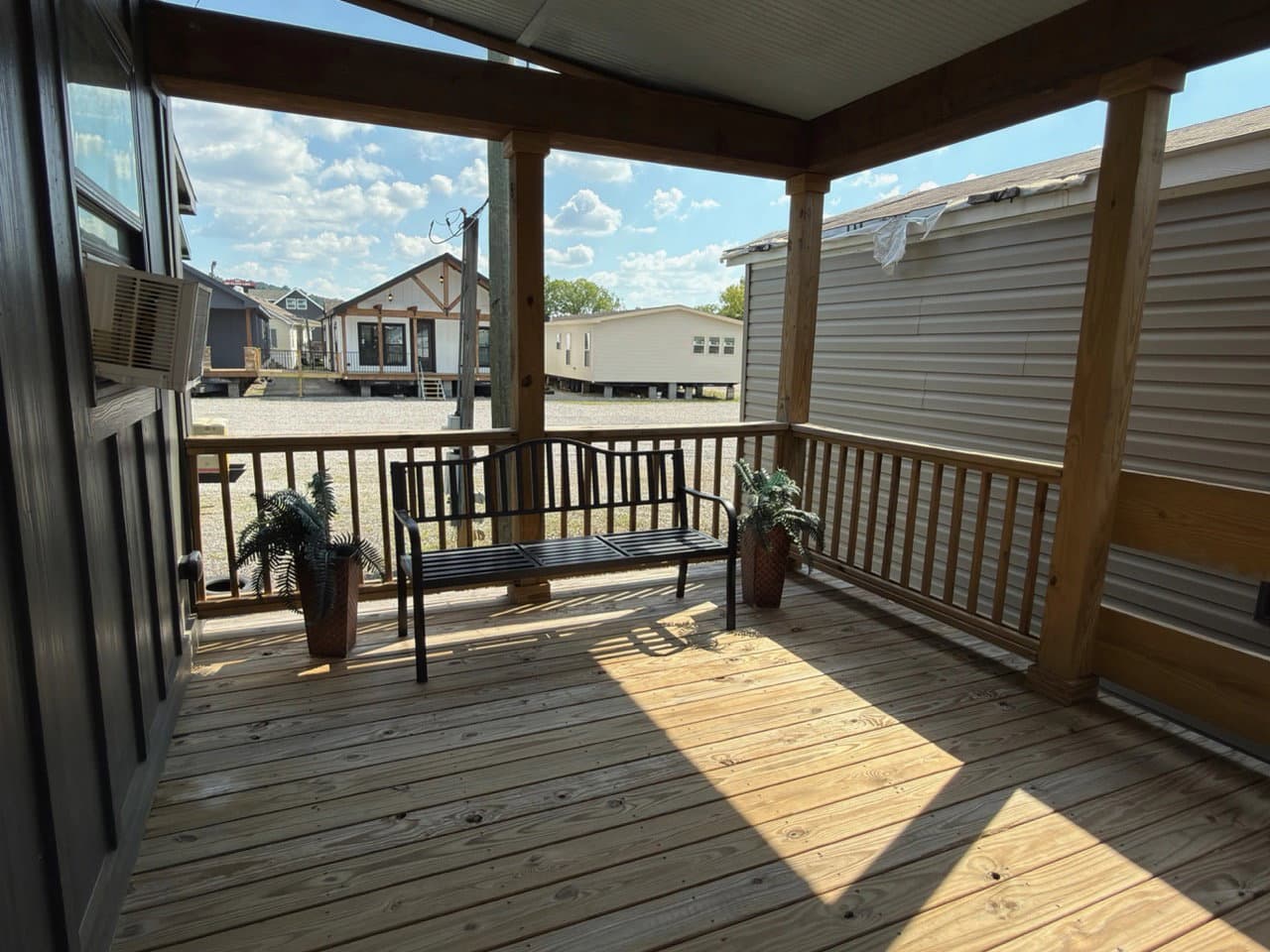 The barndominium exterior home features