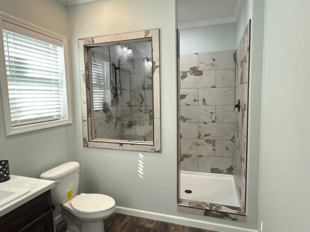 Robin's nest bathroom home features
