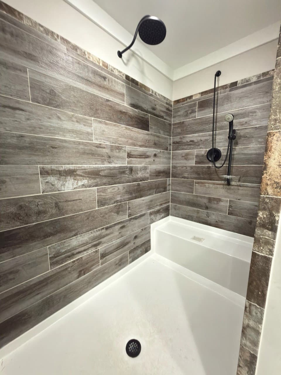 The barndominium 2 bathroom home features