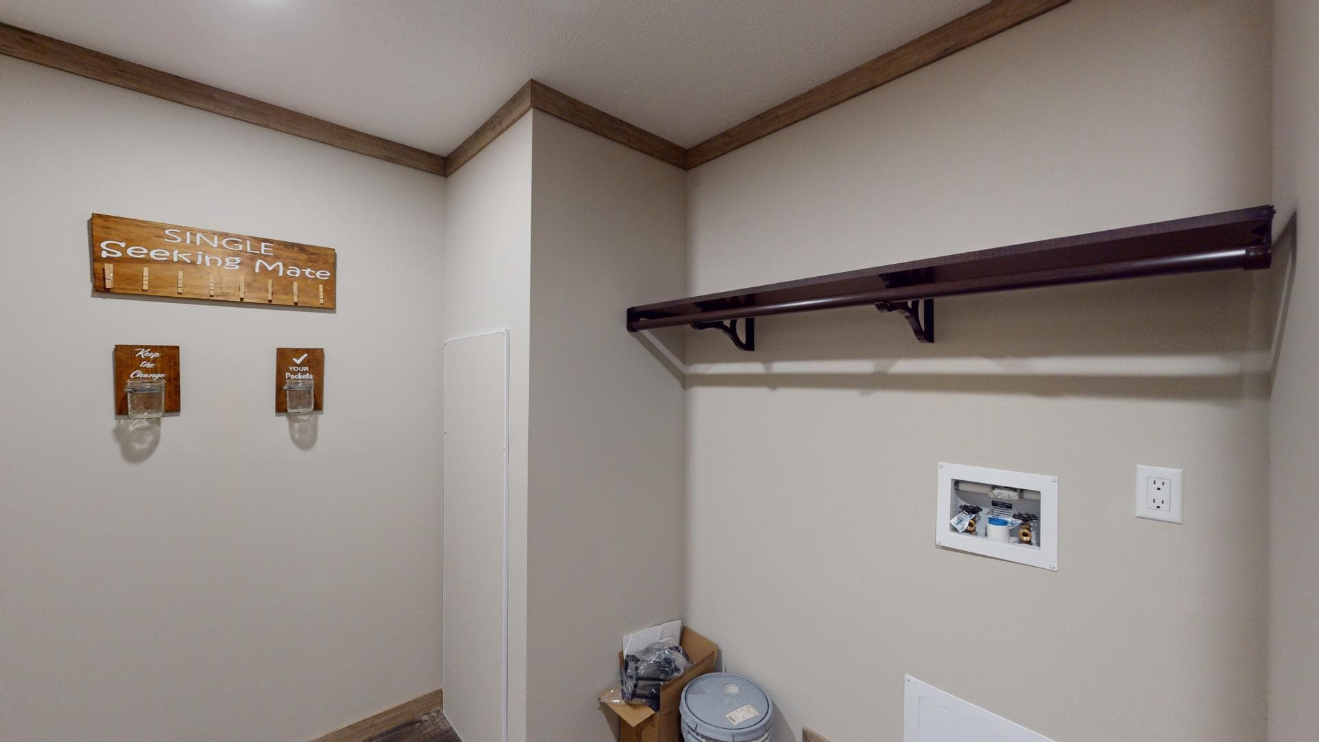 The riverton interior home features