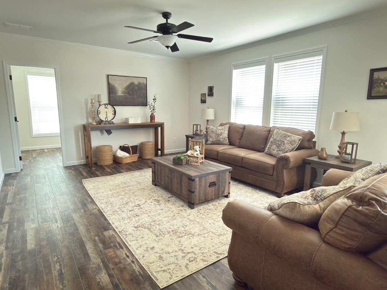 Orchard house interior home features