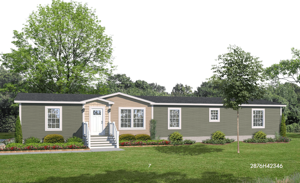 Flagstone hero, elevation, and exterior home features