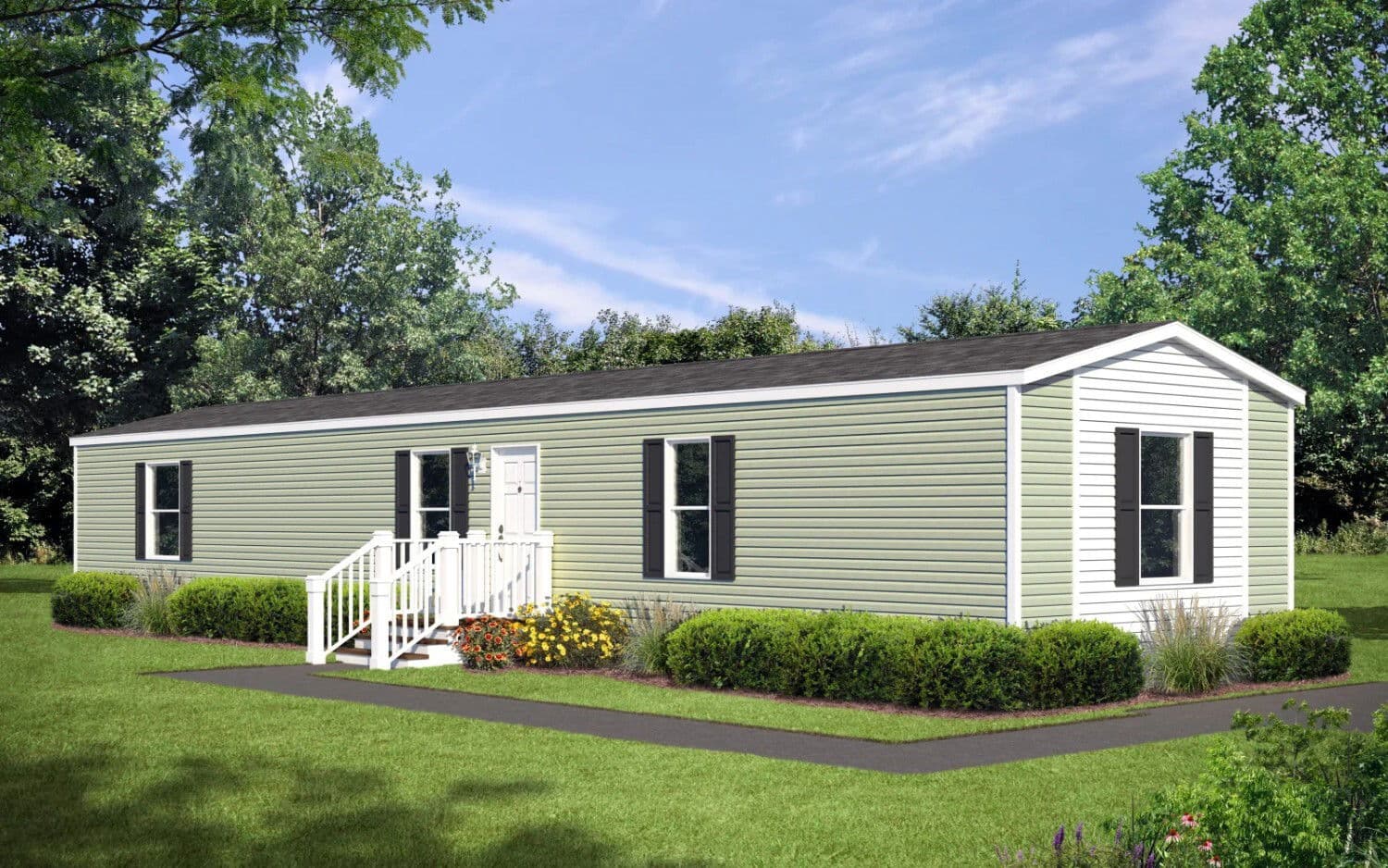 Vertex hero, elevation, and exterior home features