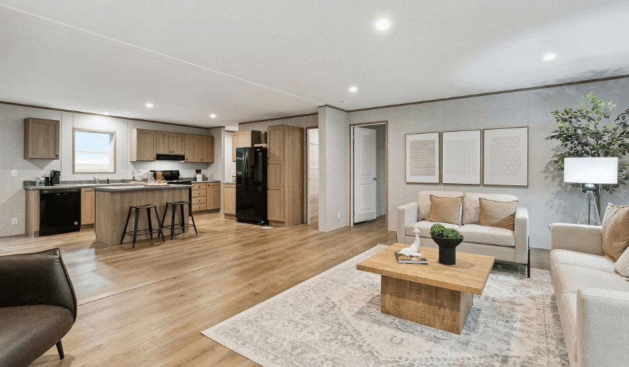 Mammoth interior home features