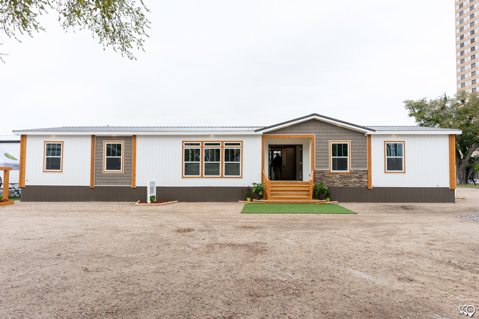 The twin creek hero, elevation, and exterior home features
