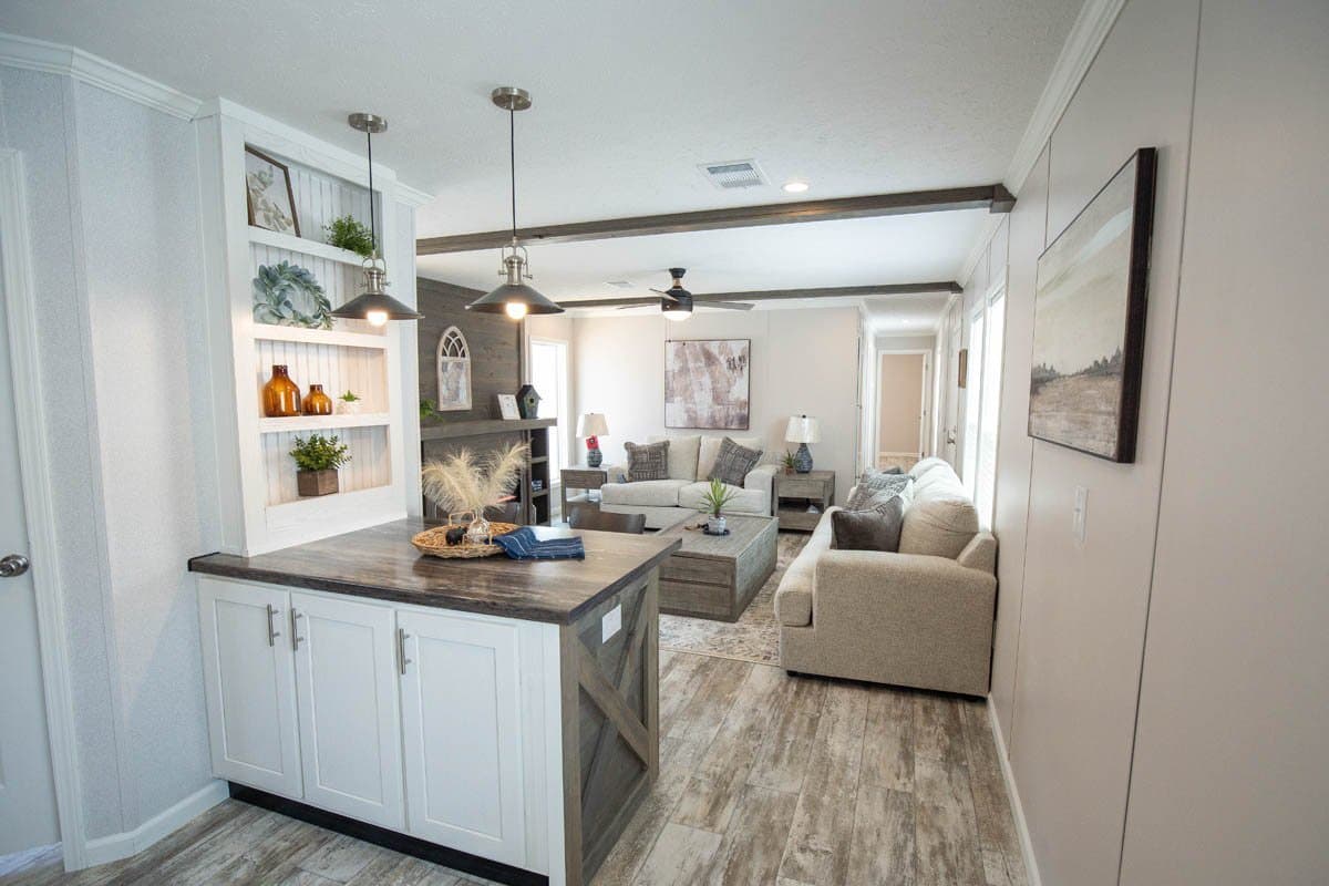 Eva interior and hero home features