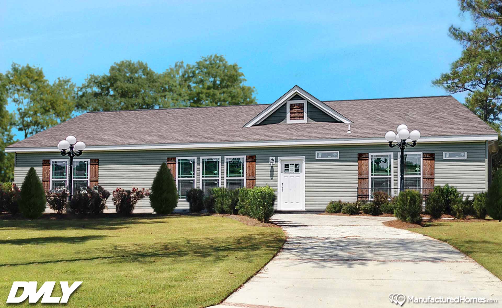 The legacy hero, elevation, and exterior home features