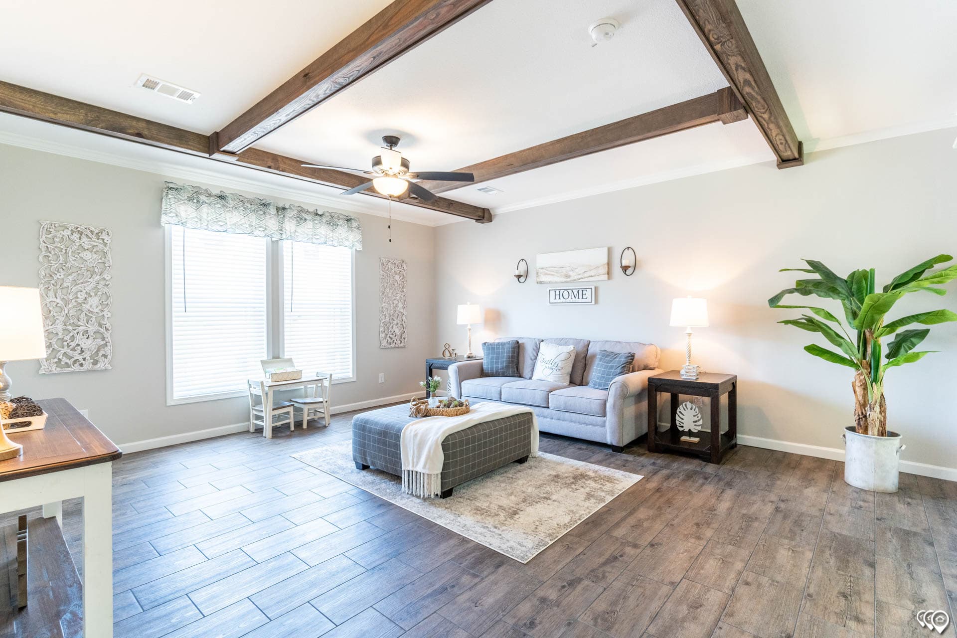 The oasis interior home features