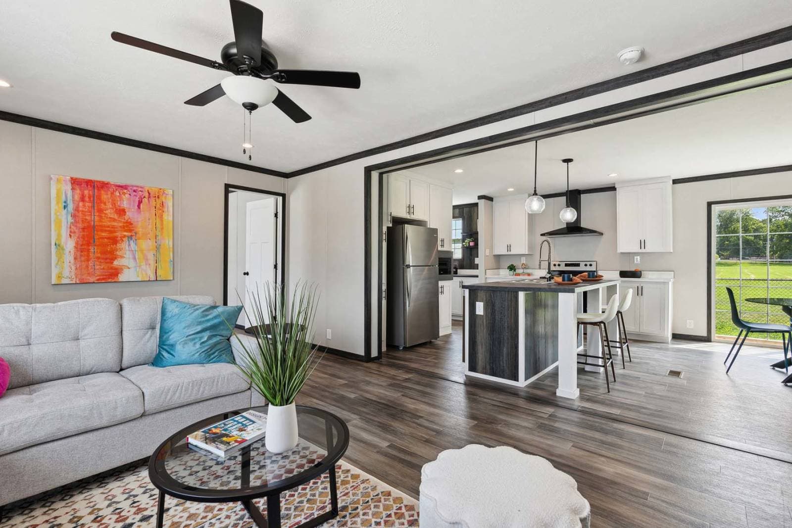 Clinch interior and hero home features