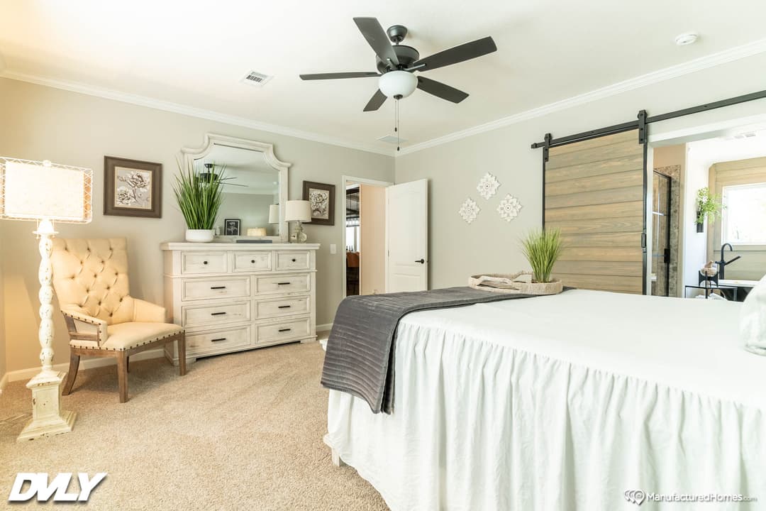 The oasis bedroom home features