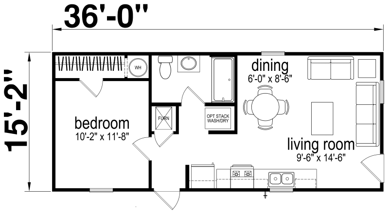 Pike floor plan home features