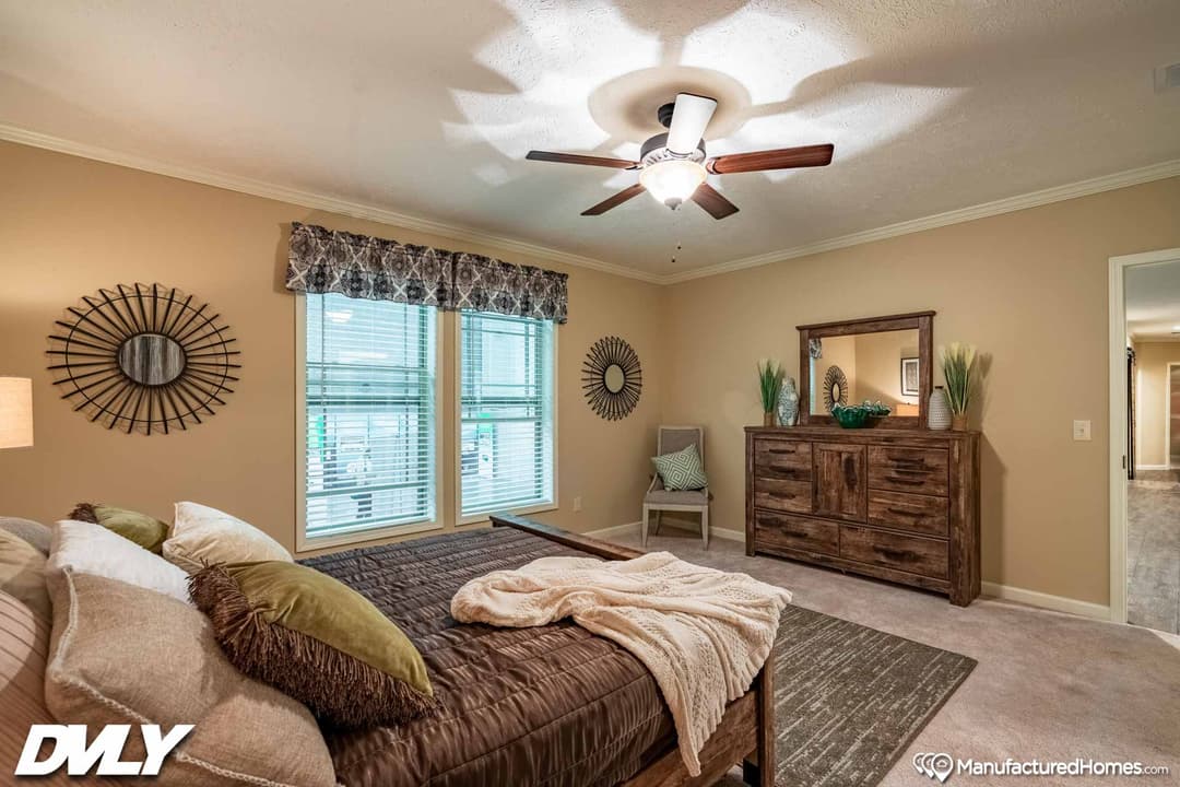 The yule bedroom home features