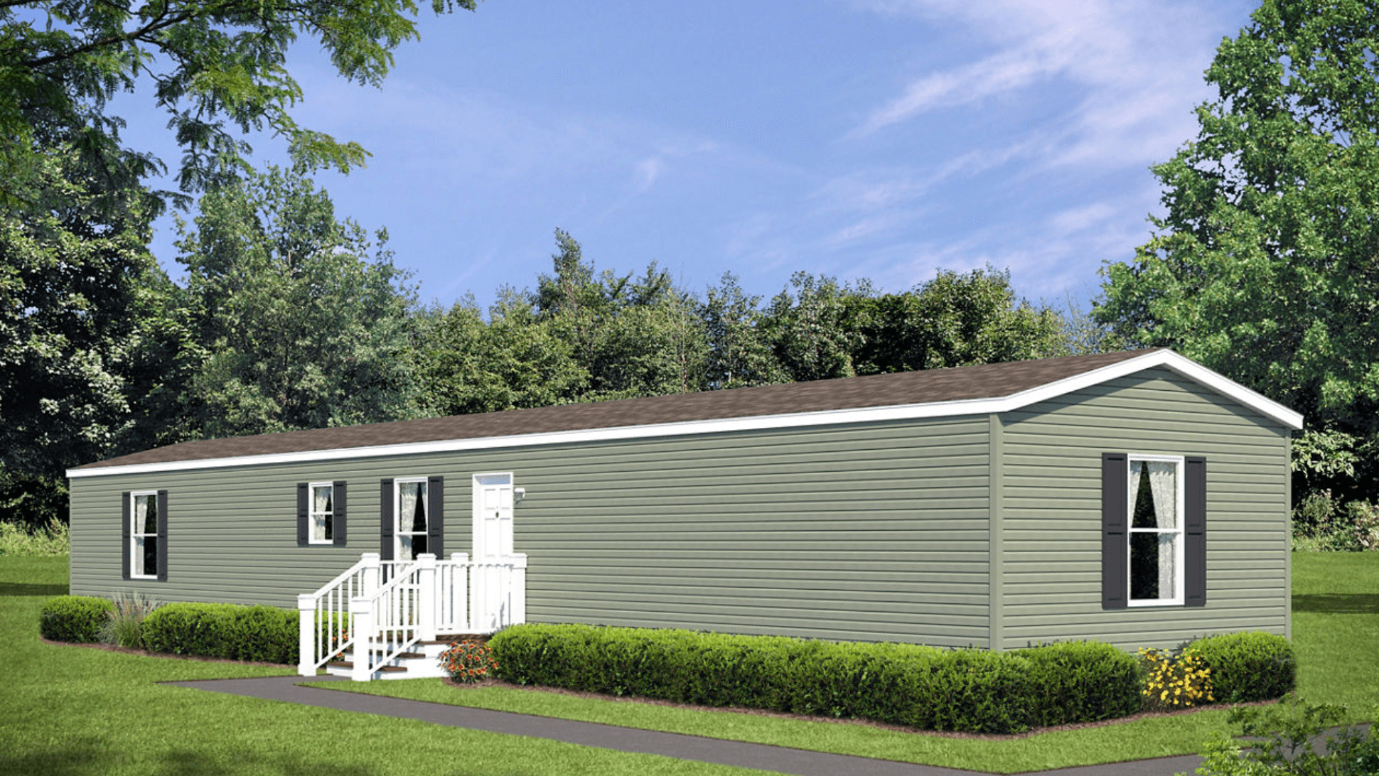 Belmont hero, elevation, and exterior home features